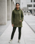Zumieze - Lysel | Fleece Longline Hoodie Women