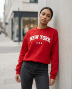 Zumieze - Damir | Printed Crewneck Sweatshirt Unisex