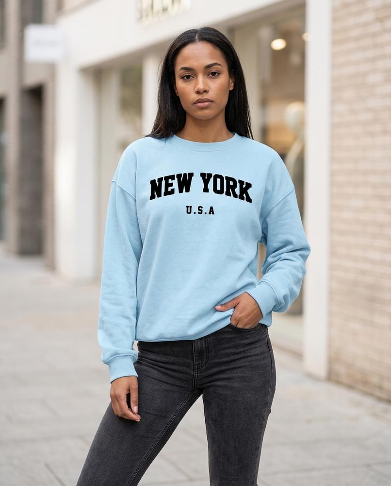 Zumieze - Damir | Printed Crewneck Sweatshirt Unisex