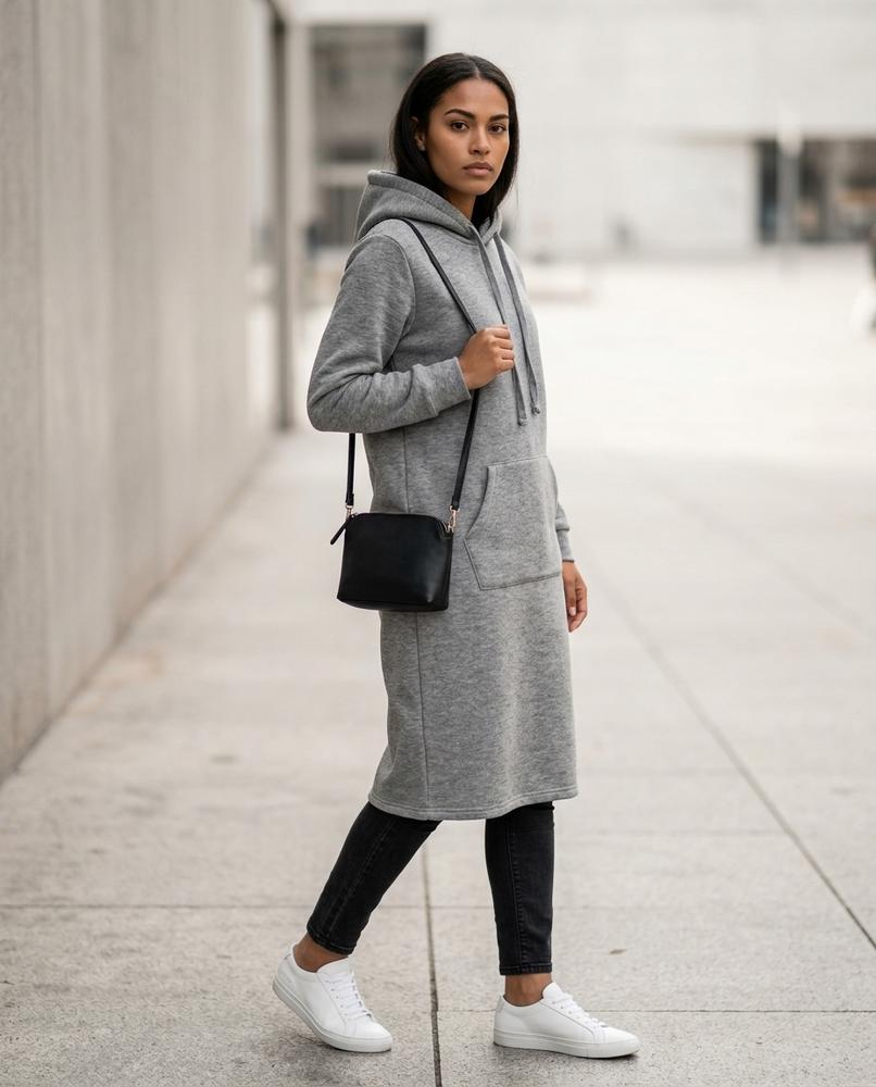 Zumieze - Lysel | Fleece Longline Hoodie Women