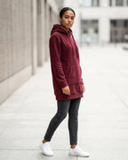 Zumieze - Lysel | Fleece Longline Hoodie Women