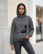 Zumieze - Vital | Striped Printed Hoodie Women