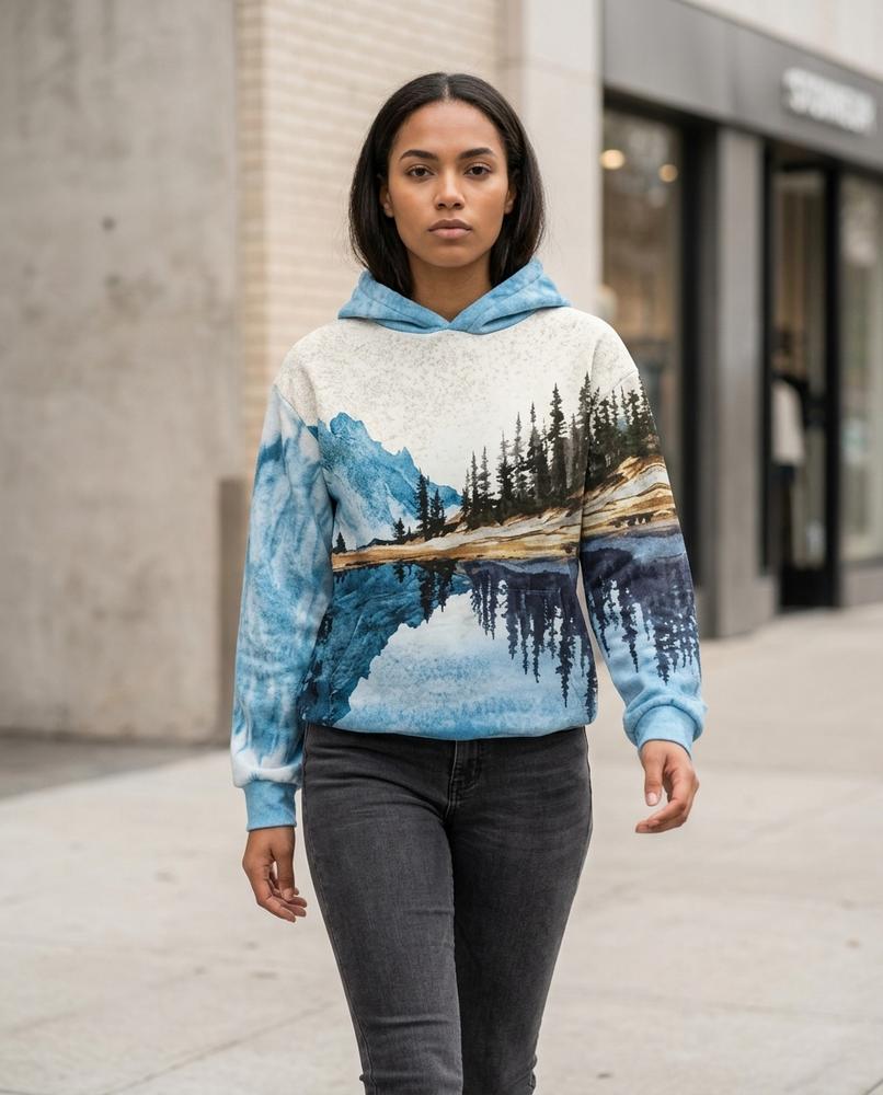 Zumieze - Leser | Printed Relaxed Fit Hoodie Women