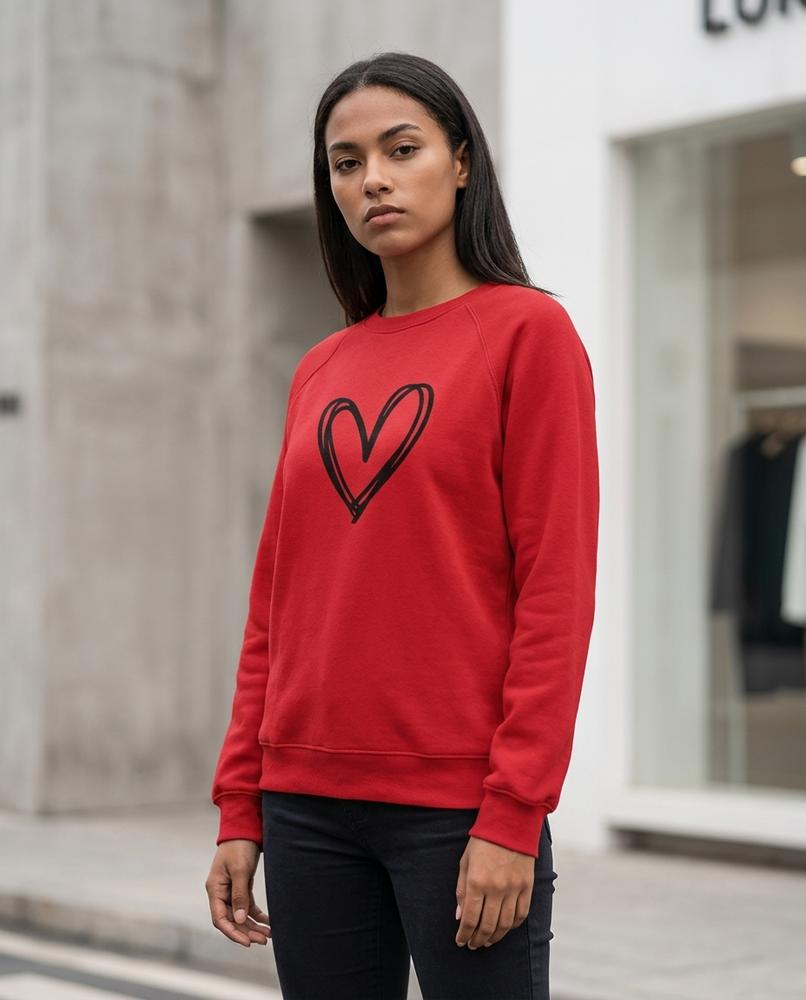 Zumieze - Casan | Graphic Print Raglan Sleeve Sweatshirt Women