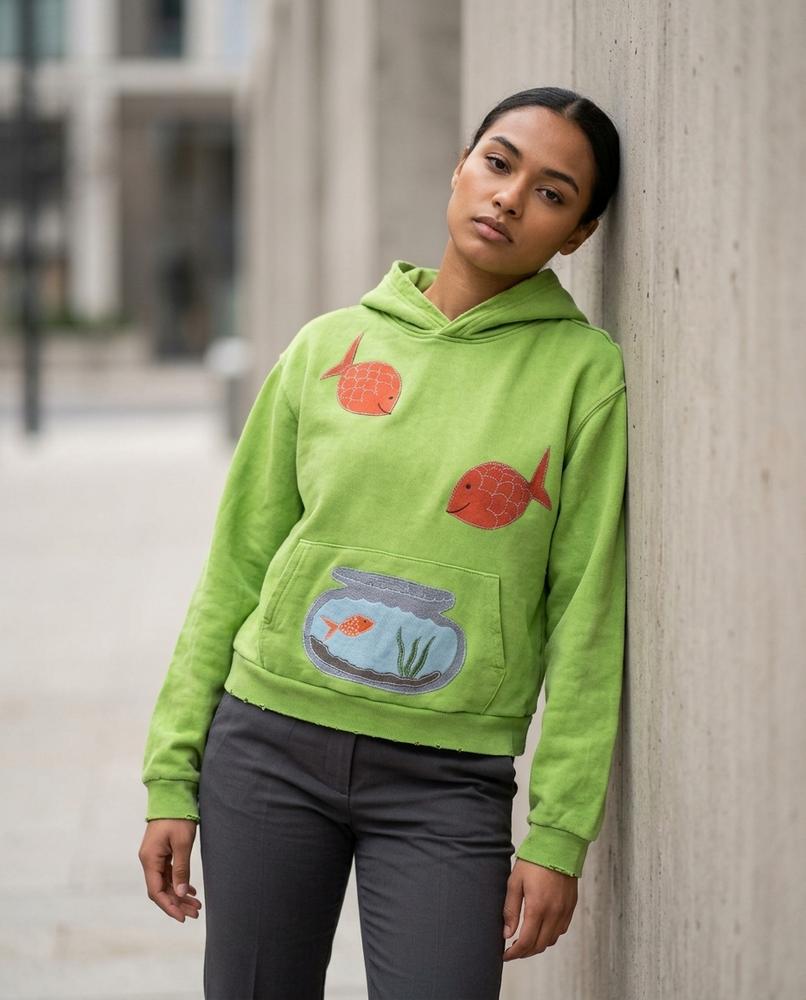 Zumieze - Yorel | Appliquéd Long-Sleeved Hoodie Men