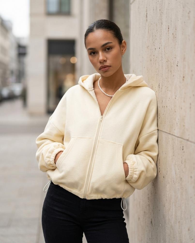 Zumieze - Riken | Cropped Drawstring Hoodie Women