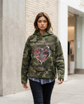 Zumieze - Yomer | Quilted Camouflage Hoodie Unisex