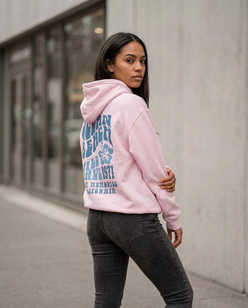 Zumieze - Setir | Printed Relaxed Fit Hoodie Women