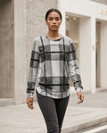 Zumieze - Lalan | Plaid Long-Sleeved Tunic Women