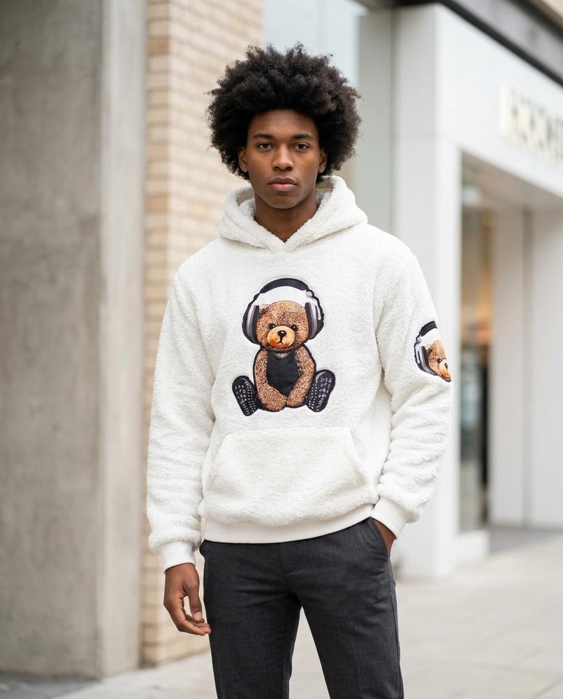 Zumieze - Verel | Plush Appliquéd Hoodie Men