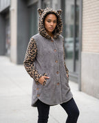 Zumieze - Lenor | Hooded Button-Up Coat Women