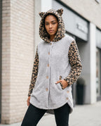 Zumieze - Lenor | Hooded Button-Up Coat Women