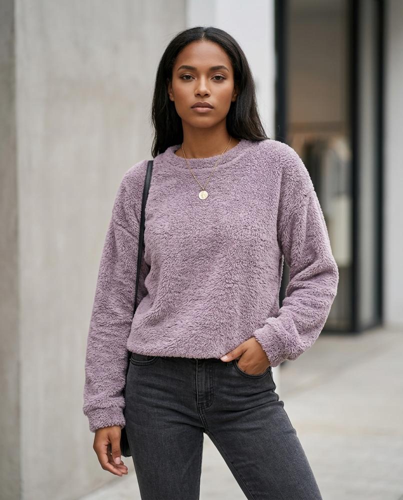 Zumieze - Risel | Fleece Long-Sleeved Sweater Women
