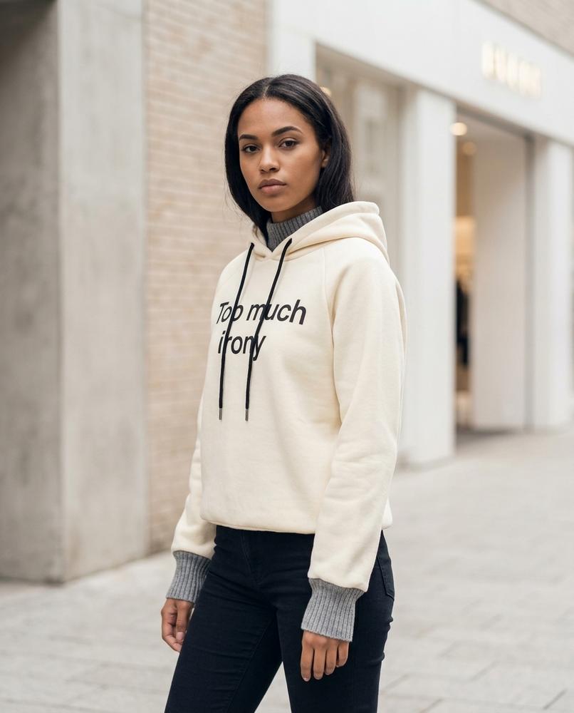 Zumieze - Corel | Printed Layered-Look Hoodie Women