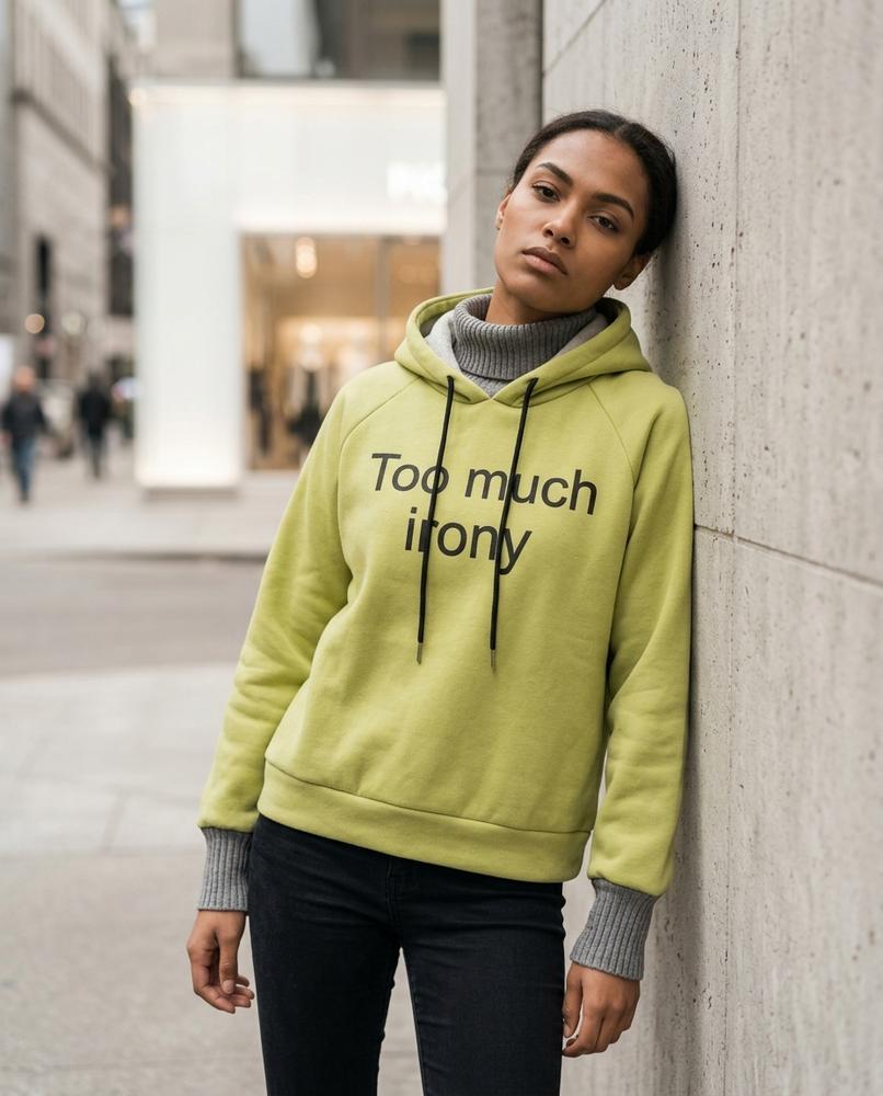 Zumieze - Corel | Printed Layered-Look Hoodie Women