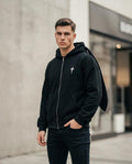 Zumieze - Mirev | Zip-Up Relaxed-Fit Hoodie Men