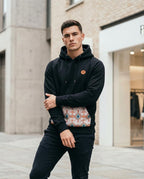 Zumieze - Nirev | Patterned-Pocket Hooded Hoodie Men