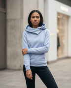 Zumieze - Seram | High-Neck Fitted Hoodie Women