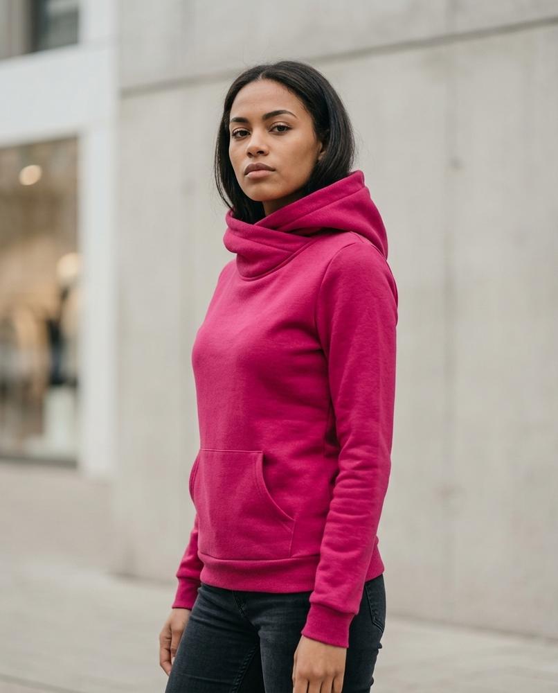 Zumieze - Seram | High-Neck Fitted Hoodie Women