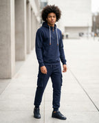 Zumieze - Zeser | Quarter-Zip Fleece-Lined Hoodie Men
