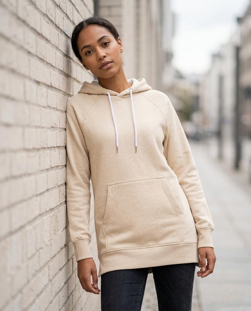 Zumieze - Samir | Longline Raglan Sleeve Hoodie Women