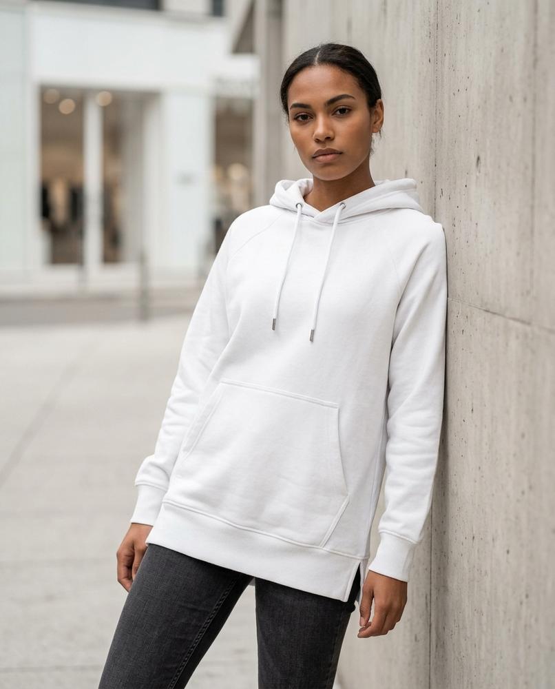 Zumieze - Samir | Longline Raglan Sleeve Hoodie Women