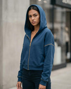 Zumieze - Zeven | Half-Zip Cropped Hoodie Women