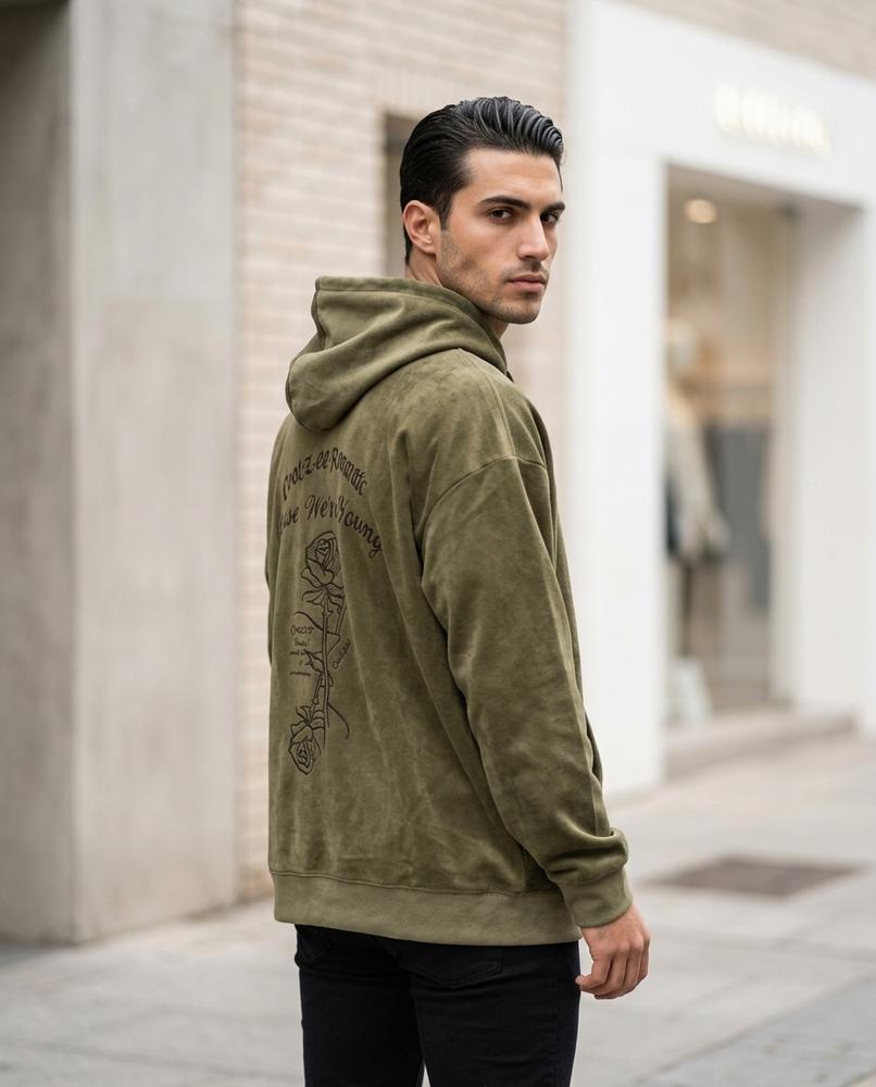 Zumieze - Nisen | Embroidered Relaxed Fit Hoodie Unisex
