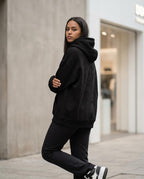 Zumieze - Nisen | Embroidered Relaxed Fit Hoodie Unisex