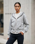 Zumieze - Arlar | Ruffled Zip-Up Hoodie Women