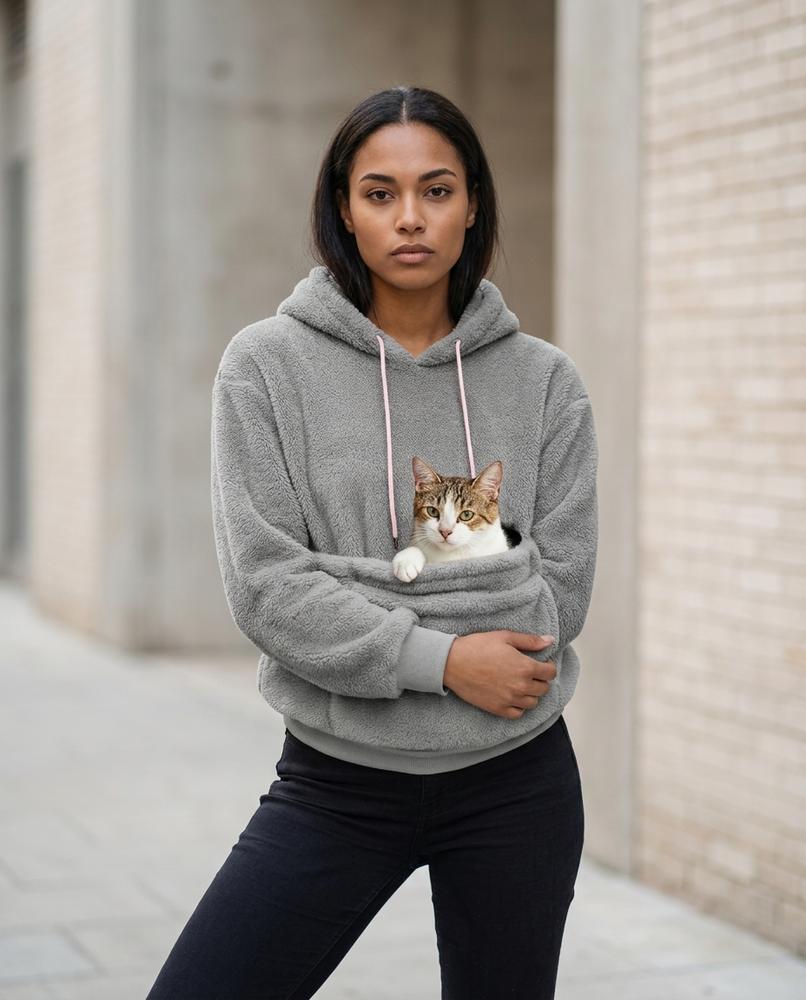 Zumieze - Laser | Fleece Pouch-Front Hoodie Women