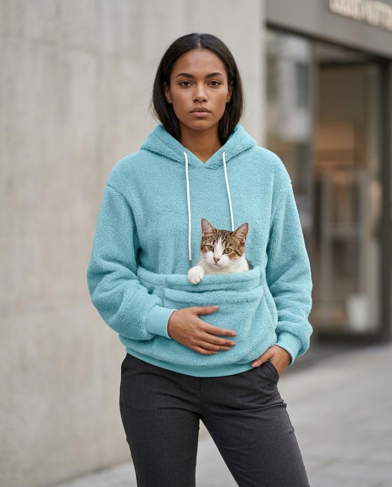 Zumieze - Laser | Fleece Pouch-Front Hoodie Women