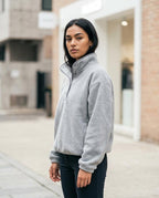 Zumieze - Alren | Snap-Button Fleece Sweatshirt Women