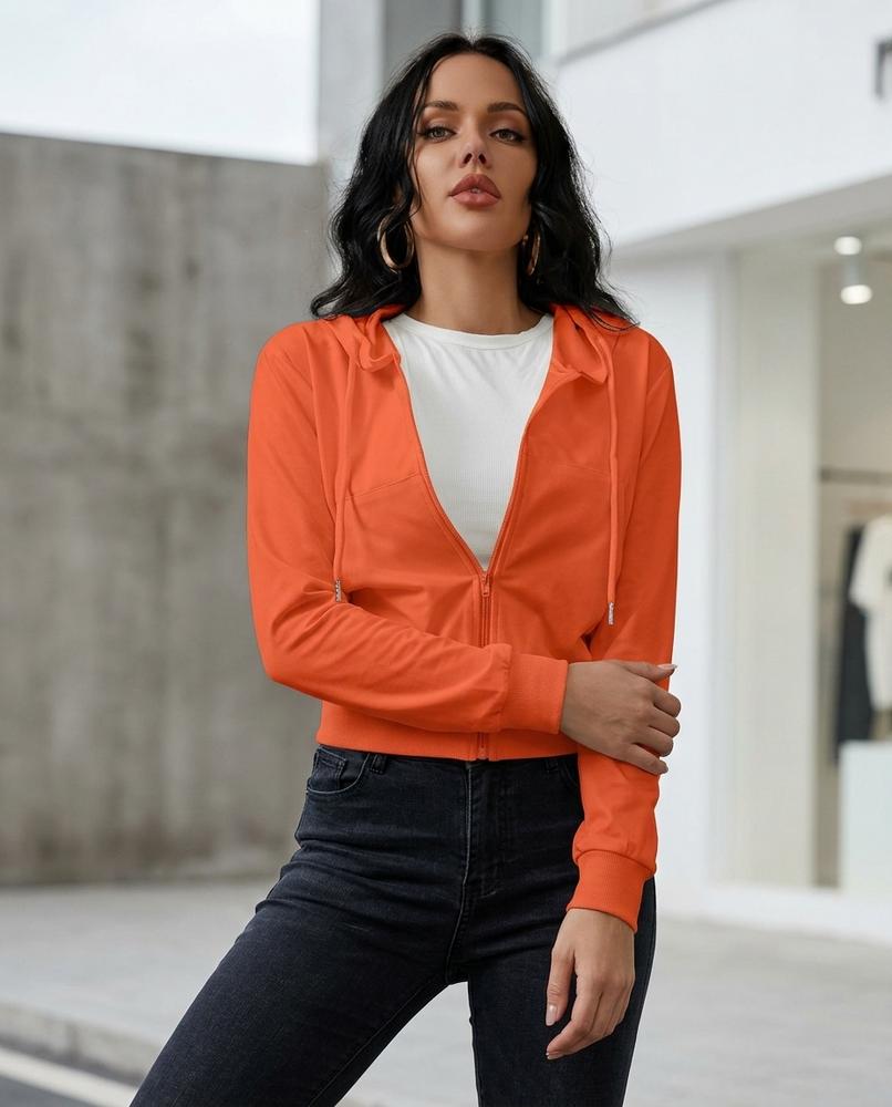Zumieze - Milar | Zip-Up Cropped Hoodie Women