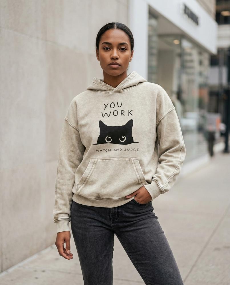 Zumieze - Taver | Washed Printed Hoodie Women