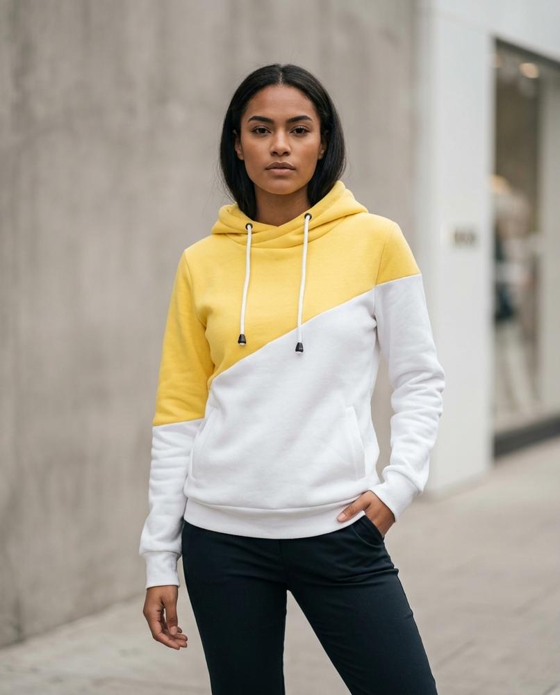 Zumieze - Tanal | Color-Blocked Two-Tone Hoodie Women
