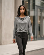 Zumieze - Ralar | Cowl Neck Loose Fit Top Women