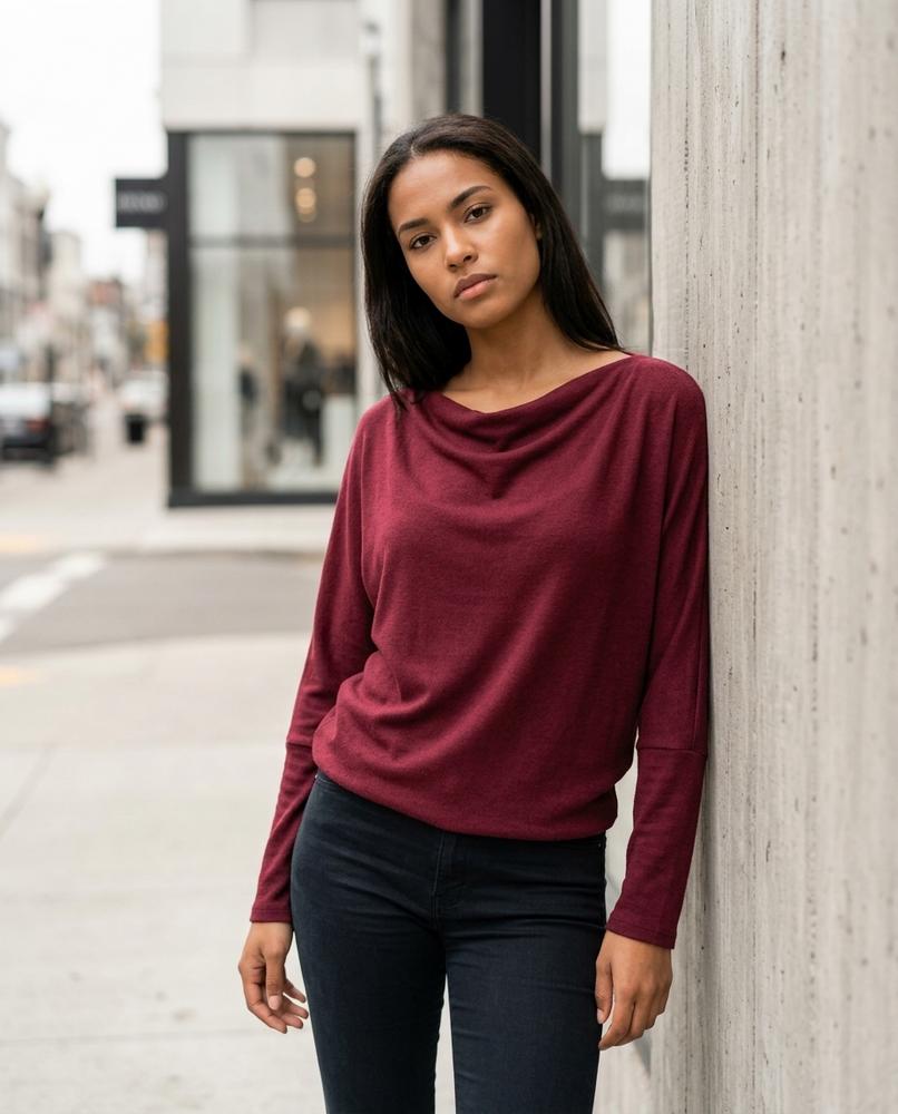 Zumieze - Ralar | Cowl Neck Loose Fit Top Women