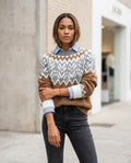 Zumieze - Rovel | Patterned Crewneck Sweater Women