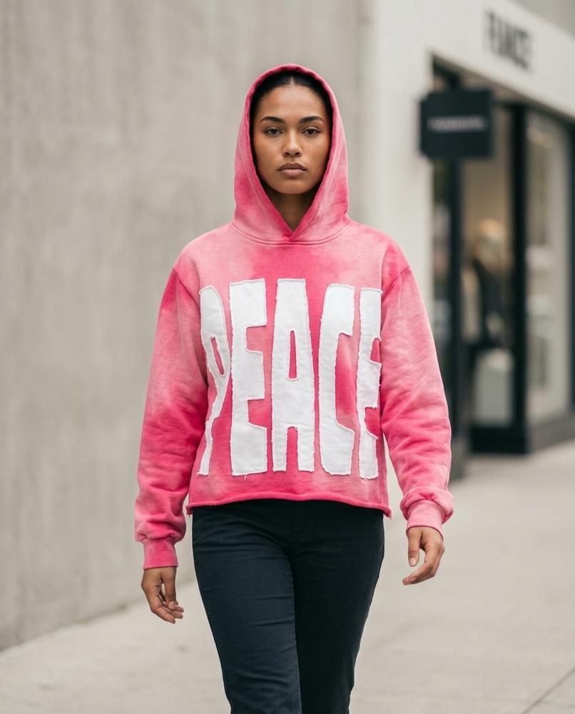 Zumieze - Nilen | Washed Appliquéd Hoodie Unisex