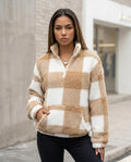 Zumieze - Arser | Teddy Fleece Quarter-Zip Sweatshirt Women