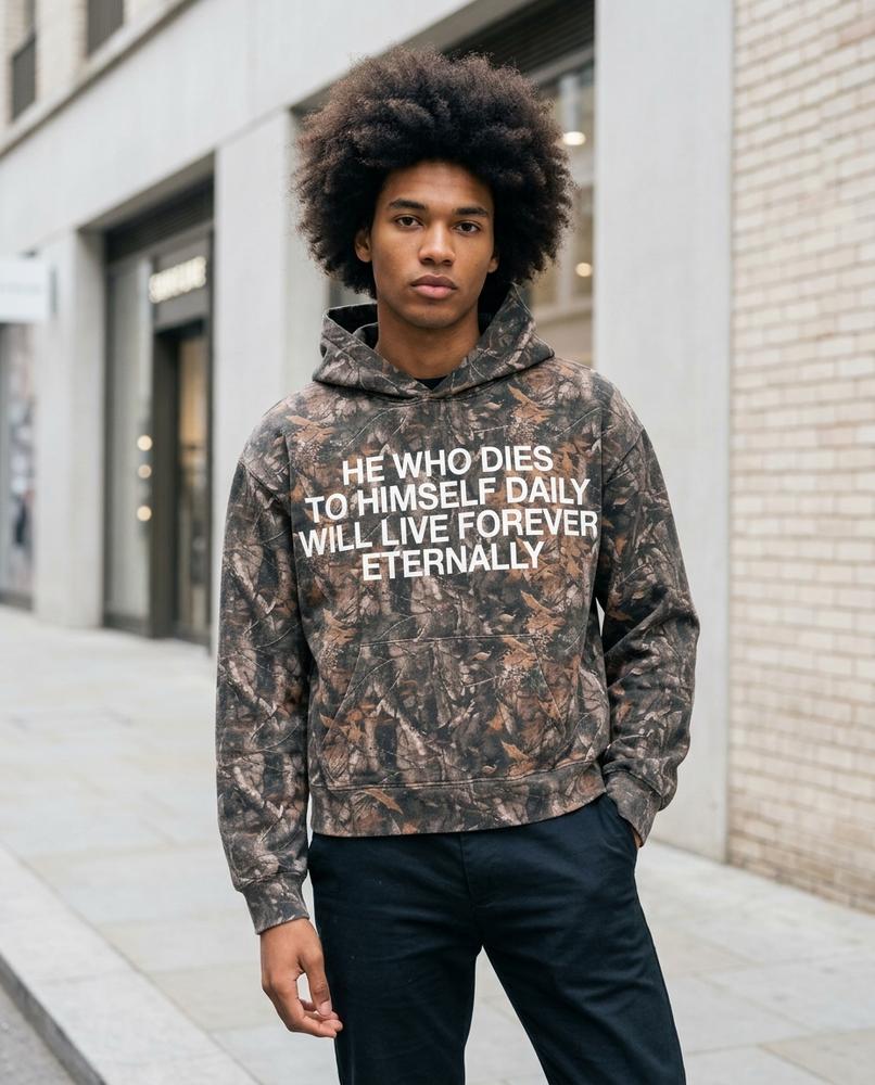 Zumieze - Tivel | Printed Loose-Fit Hoodie Unisex