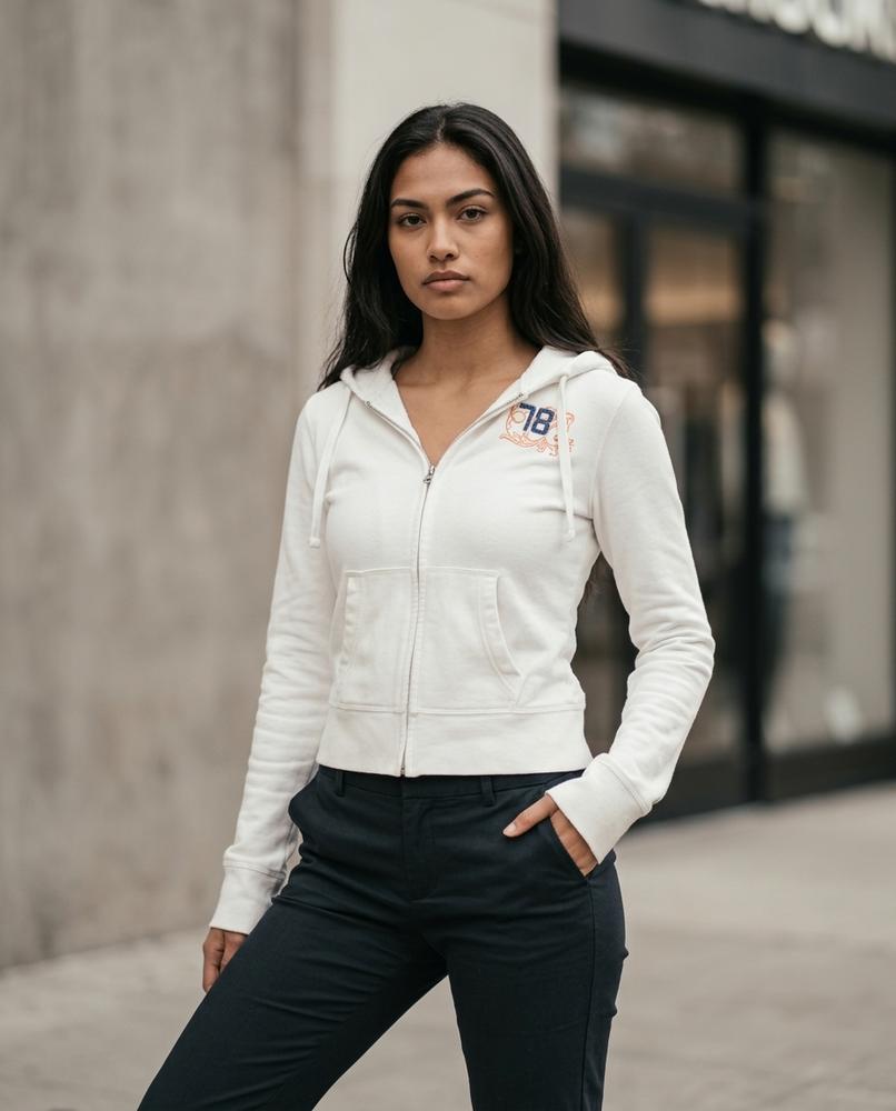 Zumieze - Dasol | Zip-Up Embroidered Hoodie Women