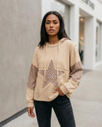 Zumieze - Yozan | Patched Star-Applique Hoodie Women