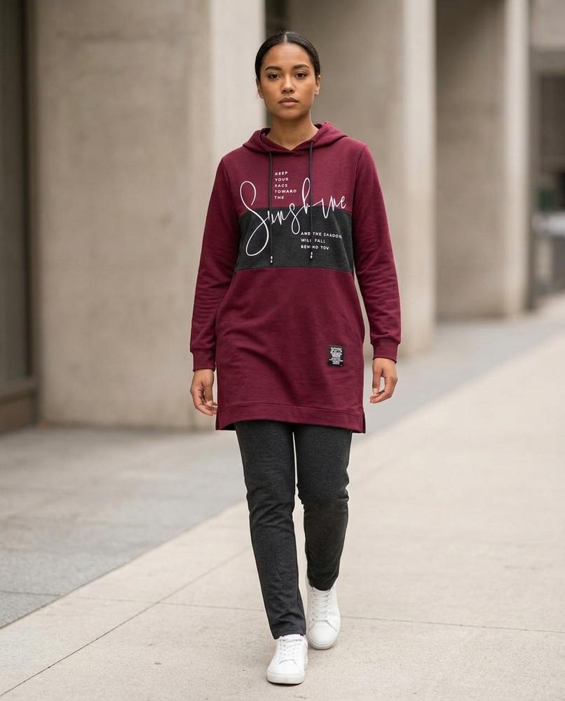 Zumieze - Valar | Hooded Longline Dress Women