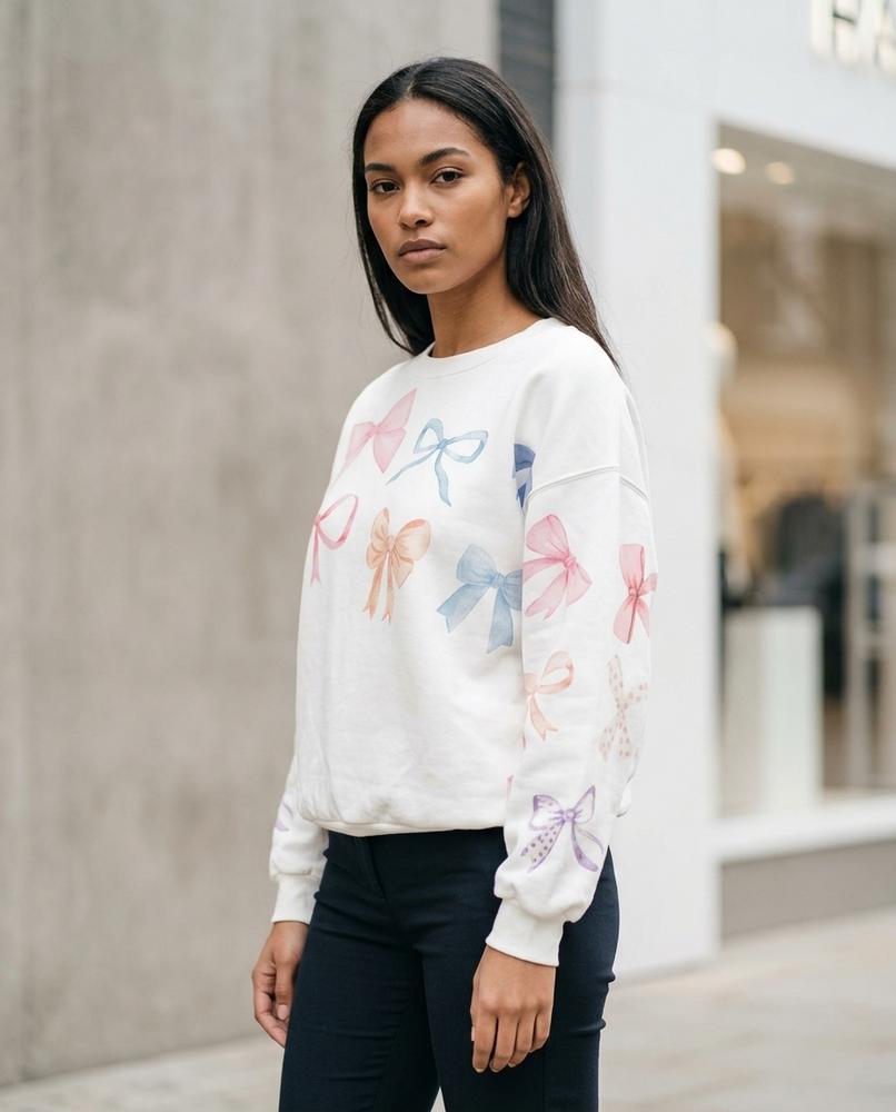 Zumieze - Lelor | Printed Crewneck Sweatshirt Women