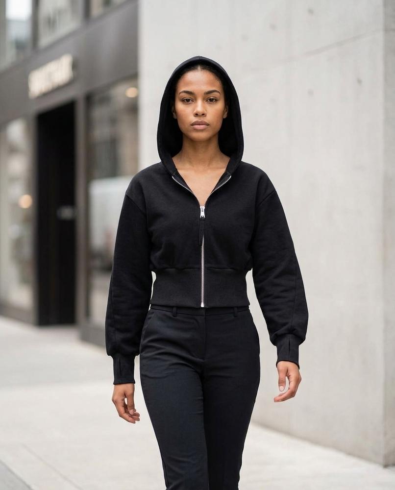 Zumieze - Cavin | Cropped Zip-Up Hoodie Women