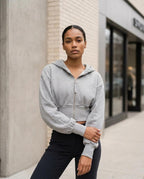Zumieze - Cavin | Cropped Zip-Up Hoodie Women