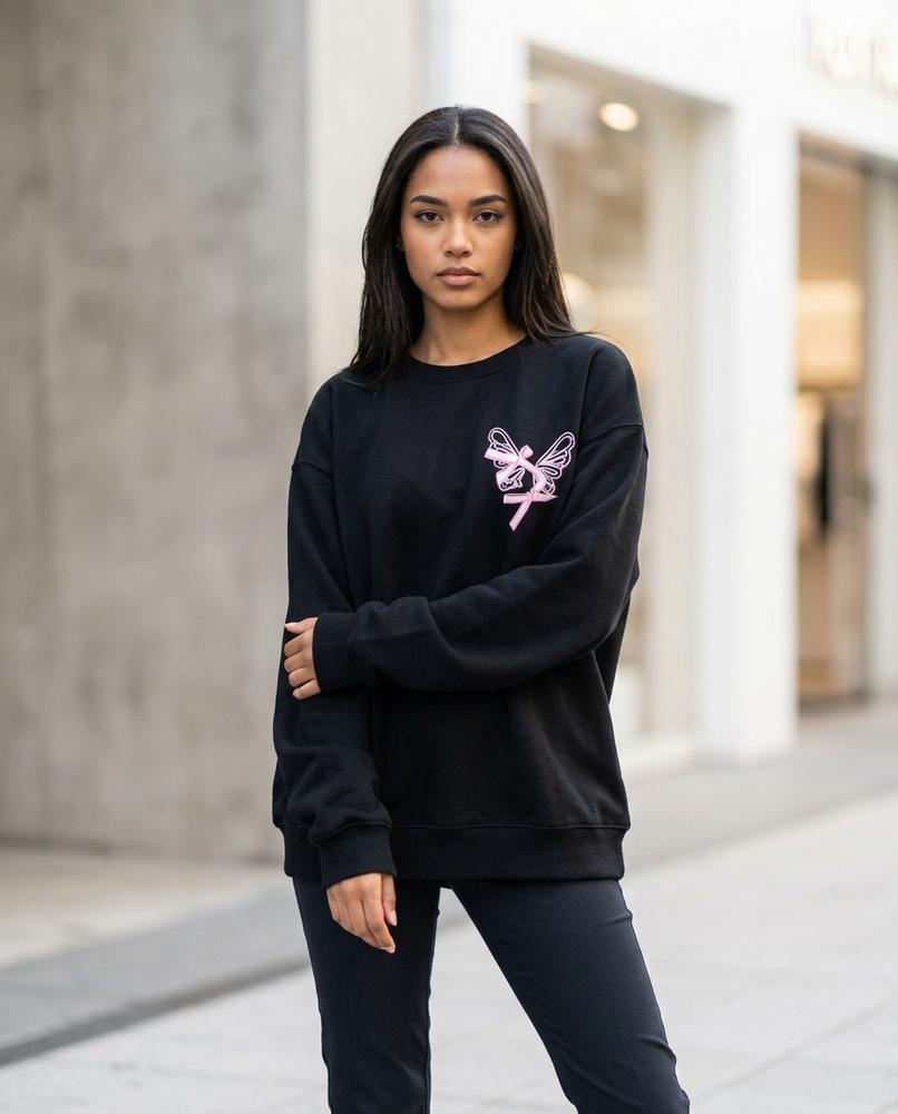 Zumieze - Ramel | Embroidered Loose-Fit Sweatshirt Women