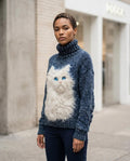 Zumieze - Noren | Applique Chunky-Knit Turtleneck Sweater Women